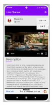 My Single Live TV Android App with Admin Panel Screenshot 5